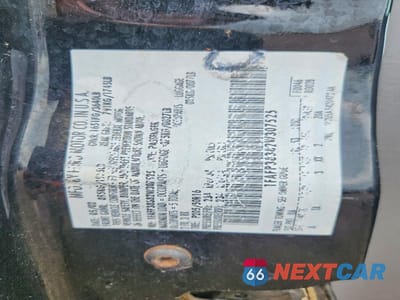Zdjęcie 12 z 12 samochodu: 2002 FORD FOCUS ZTS VIN:1FAFP38382W307525 - miniatura