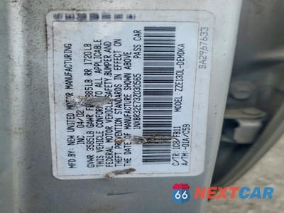 Zdjęcie 12 z 12 samochodu: 2003 TOYOTA COROLLA CE VIN:1NXBR32E73Z030565 - miniatura