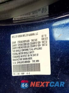 Zdjęcie 13 z 13 samochodu: 2018 HONDA ODYSSEY EX VIN:5FNRL6H57JB094804 - miniatura
