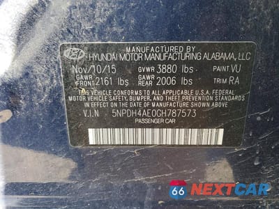 Zdjęcie 12 z 12 samochodu: 2016 HYUNDAI ELANTRA SE VIN:5NPDH4AE0GH787573 - miniatura