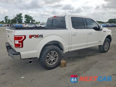 Trzecie zdjęcie samochodu z tyłu: 2018 FORD F150 SUPERCREW VIN:1FTFW1E16JFD49002 - miniatura