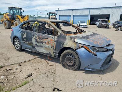 Czwarte zdjęcie samochodu z boku: 2021 TOYOTA COROLLA LE VIN:5YFEPMAE4MP204802 - miniatura