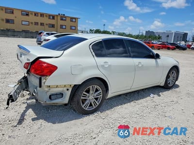 Trzecie zdjęcie samochodu z tyłu: 2010 INFINITI G37 SEDAN X VIN:JN1CV6AR8AM459661 - miniatura