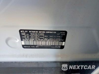 Zdjęcie 12 z 12 samochodu: 2025 MITSUBISHI ECLIPSE CROSS SE VIN:JA4ATWAA7SZ004545 - miniatura