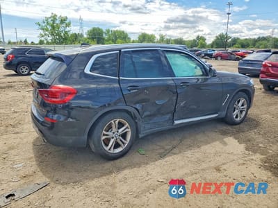 Trzecie zdjęcie samochodu z tyłu: 2021 BMW X3 XDRIVE30I VIN:5UXTY5C02M9G79464 - miniatura