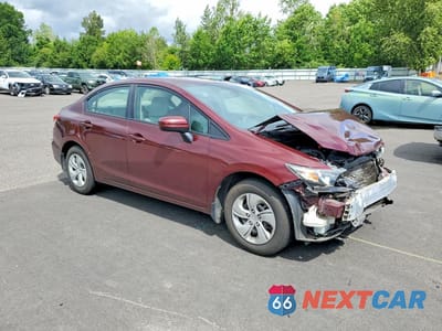 Czwarte zdjęcie samochodu z boku: 2014 HONDA CIVIC LX VIN:19XFB2F56EE207588 - miniatura