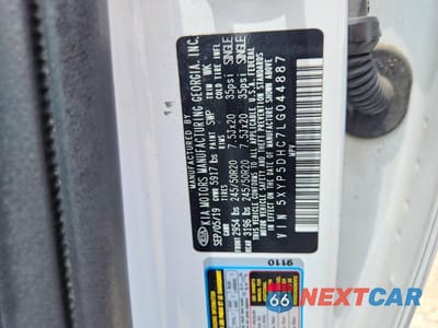 Zdjęcie 13 z 13 samochodu: 2020 KIA TELLURIDE SX VIN:5XYP5DHC7LG044887 - miniatura