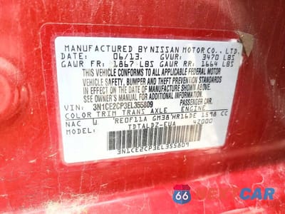 Zdjęcie 12 z 12 samochodu: 2014 NISSAN VERSA NOTE S VIN:3N1CE2CP3EL355809 - miniatura