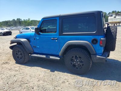 Drugie zdjęcie samochodu z przodu: 2021 JEEP WRANGLER SPORT VIN:1C4HJXAG5MW715251 - miniatura