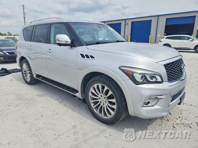 Czwarte zdjęcie samochodu z boku: 2015 INFINITI QX80 BASE VIN:JN8AZ2ND9F9770479 - miniatura