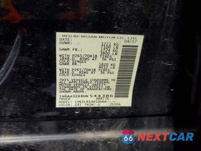Zdjęcie 12 z 12 samochodu: 2017 NISSAN TITAN S VIN:1N6AA1EK8HN544386 - miniatura