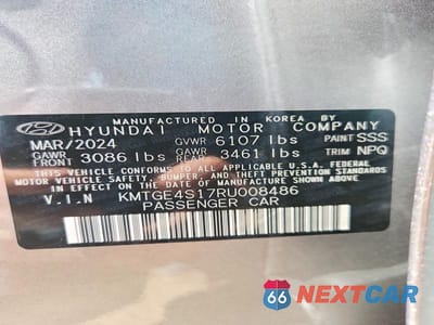 Zdjęcie 13 z 13 samochodu: 2024 GENESIS ELECTRIFIED G80 ADVANCED VIN:KMTGE4S17RU008486 - miniatura