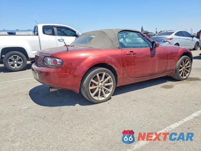 Trzecie zdjęcie samochodu z tyłu: 2007 MAZDA MX-5 MIATA VIN:JM1NC25F870128776 - miniatura