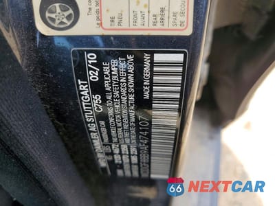 Zdjęcie 12 z 12 samochodu: 2010 MERCEDES-BENZ C 300 4MATIC VIN:WDDGF8BB9AF474107 - miniatura