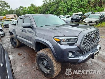 Czwarte zdjęcie samochodu z boku: 2021 TOYOTA TACOMA SR V6 VIN:3TYCZ5AN4MT024755 - miniatura