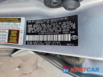 Zdjęcie 12 z 12 samochodu: 2017 TOYOTA CAMRY SE VIN:4T1BF1FK3HU313405 - miniatura