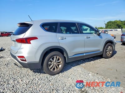 Trzecie zdjęcie samochodu z tyłu: 2019 HYUNDAI SANTA FE SE VIN:5NMS23AD5KH027283 - miniatura