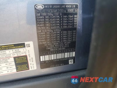 Zdjęcie 13 z 13 samochodu: 2019 LAND ROVER DISCOVERY SE VIN:SALRG2RV2K2401482 - miniatura