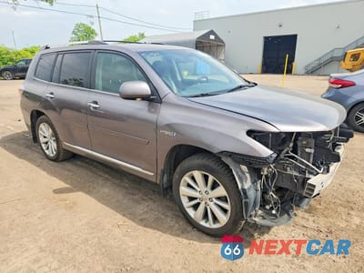 Czwarte zdjęcie samochodu z boku: 2011 TOYOTA HIGHLANDER HYBRID LIMITED VIN:JTEDC3EH4B2000594 - miniatura