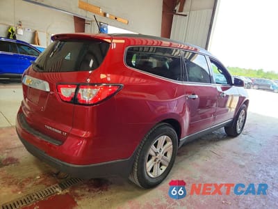 Trzecie zdjęcie samochodu z tyłu: 2014 CHEVROLET TRAVERSE LT VIN:1GNKVHKD1EJ329338 - miniatura
