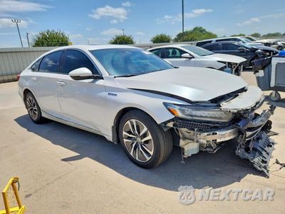 Czwarte zdjęcie samochodu z boku: 2021 HONDA ACCORD HYBRID EXL VIN:1HGCV3F5XMA021328 - miniatura