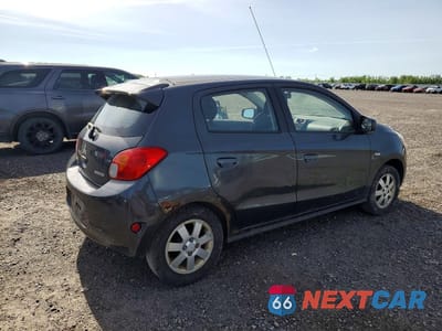 Trzecie zdjęcie samochodu z tyłu: 2014 MITSUBISHI MIRAGE ES VIN:ML32A4HJ9EH015845 - miniatura