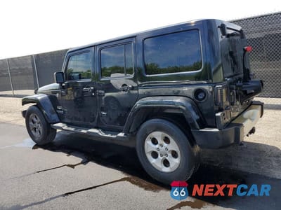 Drugie zdjęcie samochodu z przodu: 2014 JEEP WRANGLER UNLIMITED SAHARA VIN:1C4BJWEGXEL324111 - miniatura