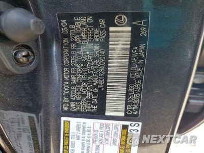 Zdjęcie 12 z 12 samochodu: 2004 LEXUS IS 300 VIN:JTHBD192840090140 - miniatura