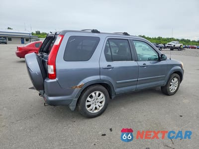 Trzecie zdjęcie samochodu z tyłu: 2006 HONDA CR-V SE VIN:SHSRD789X6U422349 - miniatura