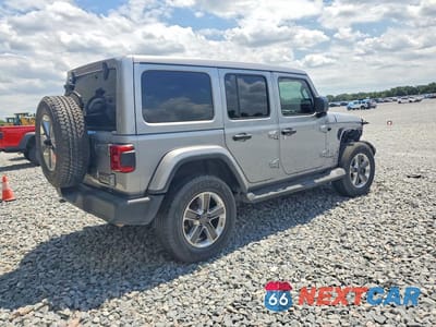 Trzecie zdjęcie samochodu z tyłu: 2021 JEEP WRANGLER UNLIMITED SAHARA VIN:1C4HJXEG3MW511185 - miniatura