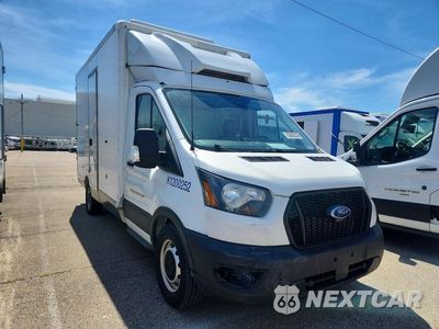 Czwarte zdjęcie samochodu z boku: 2020 FORD TRANSIT DELIVERY TRUCK VIN:1FDBW5Z81LKB52502 - miniatura