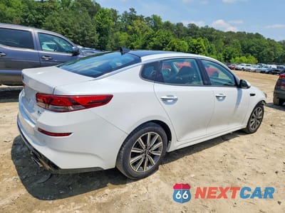 Trzecie zdjęcie samochodu z tyłu: 2019 KIA OPTIMA EX VIN:5XXGU4L17KG342299 - miniatura