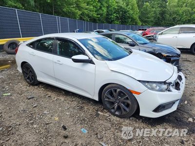 Czwarte zdjęcie samochodu z boku: 2020 HONDA CIVIC SPORT VIN:2HGFC2F89LH584359 - miniatura