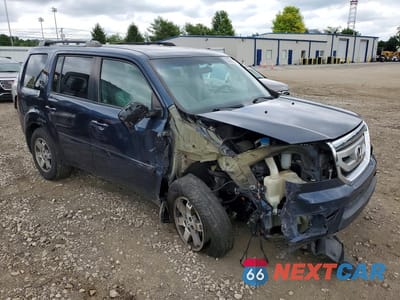 Czwarte zdjęcie samochodu z boku: 2009 HONDA PILOT EX VIN:5FNYF48449B027572 - miniatura