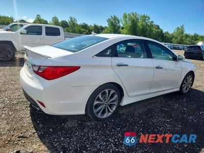 Trzecie zdjęcie samochodu z tyłu: 2014 HYUNDAI SONATA SE VIN:5NPEC4AC9EH932396 - miniatura