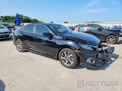 Czwarte zdjęcie samochodu z boku: 2017 HONDA CIVIC EX VIN:2HGFC2F82HH011519 - miniatura