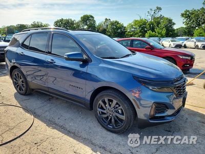 Czwarte zdjęcie samochodu z boku: 2024 CHEVROLET EQUINOX RS VIN:3GNAXMEG6RL157276 - miniatura