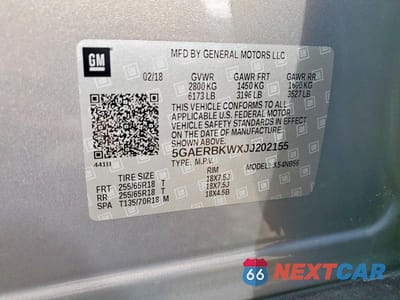 Zdjęcie 13 z 13 samochodu: 2018 BUICK ENCLAVE ESSENCE VIN:5GAERBKWXJJ202155 - miniatura