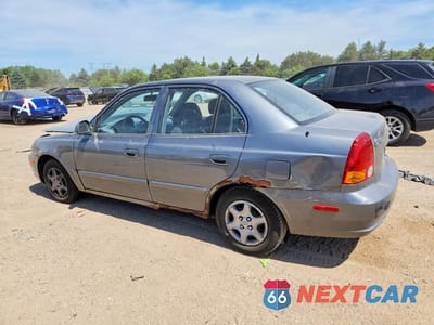 Drugie zdjęcie samochodu z przodu: 2004 HYUNDAI ACCENT GL VIN:KMHCG45C04U572411 - miniatura