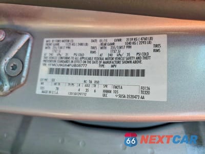 Zdjęcie 13 z 13 samochodu: 2015 FORD ESCAPE SE VIN:1FMCU9GX4FUB35777 - miniatura