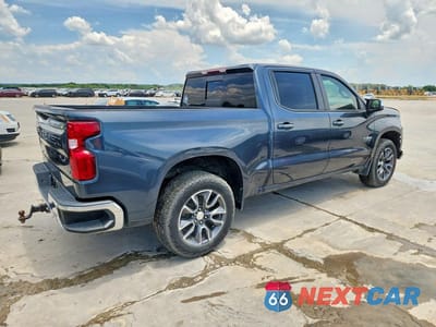 Trzecie zdjęcie samochodu z tyłu: 2021 CHEVROLET SILVERADO K1500 LT VIN:3GCUYDED7MG191155 - miniatura