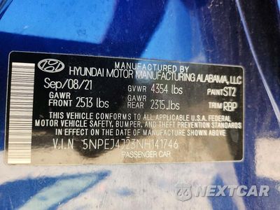 Zdjęcie 13 z 13 samochodu: 2022 HYUNDAI SONATA SEL PLUS VIN:5NPEJ4J23NH141746 - miniatura