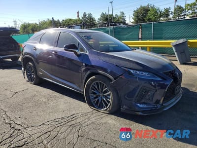 Czwarte zdjęcie samochodu z boku: 2021 LEXUS RX 450H F SPORT VIN:2T2YGMDA5MC071937 - miniatura