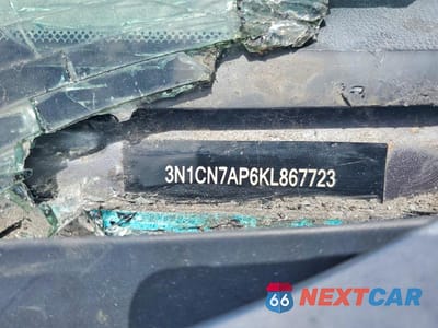 Zdjęcie 12 z 12 samochodu: 2019 NISSAN VERSA SV VIN:3N1CN7AP6KL867723 - miniatura
