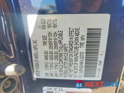 Zdjęcie 13 z 13 samochodu: 2017 HONDA CR-V EXL VIN:5J6RW2H84HL023703 - miniatura