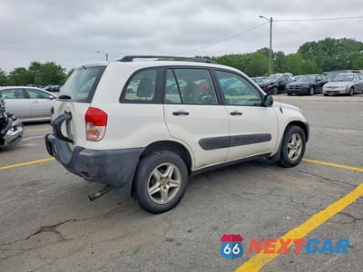 Trzecie zdjęcie samochodu z tyłu: 2001 TOYOTA RAV4 BASE VIN:JTEGH20V510031112 - miniatura