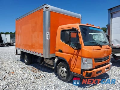 Czwarte zdjęcie samochodu z boku: 2015 MITSUBISHI FUSO FEC52S BOX TRUCK VIN:JL6AME1AXFK011993 - miniatura