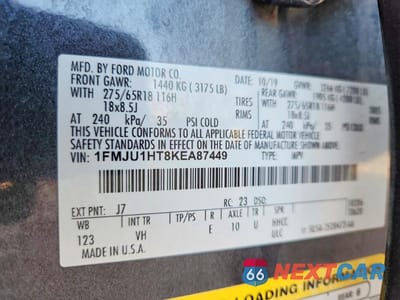 Zdjęcie 13 z 13 samochodu: 2019 FORD EXPEDITION XLT VIN:1FMJU1HT8KEA87449 - miniatura