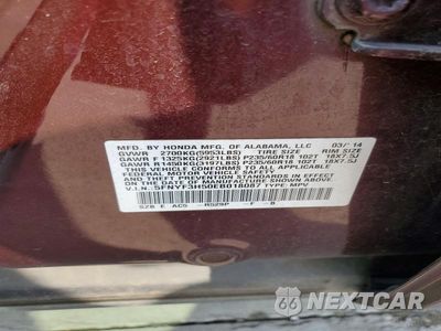 Zdjęcie 13 z 13 samochodu: 2014 HONDA PILOT VIN:5FNYF3H50EB018087 - miniatura