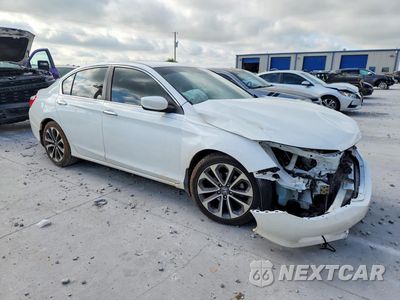 Czwarte zdjęcie samochodu z boku: 2015 HONDA ACCORD SPORT VIN:1HGCR2F55FA034098 - miniatura